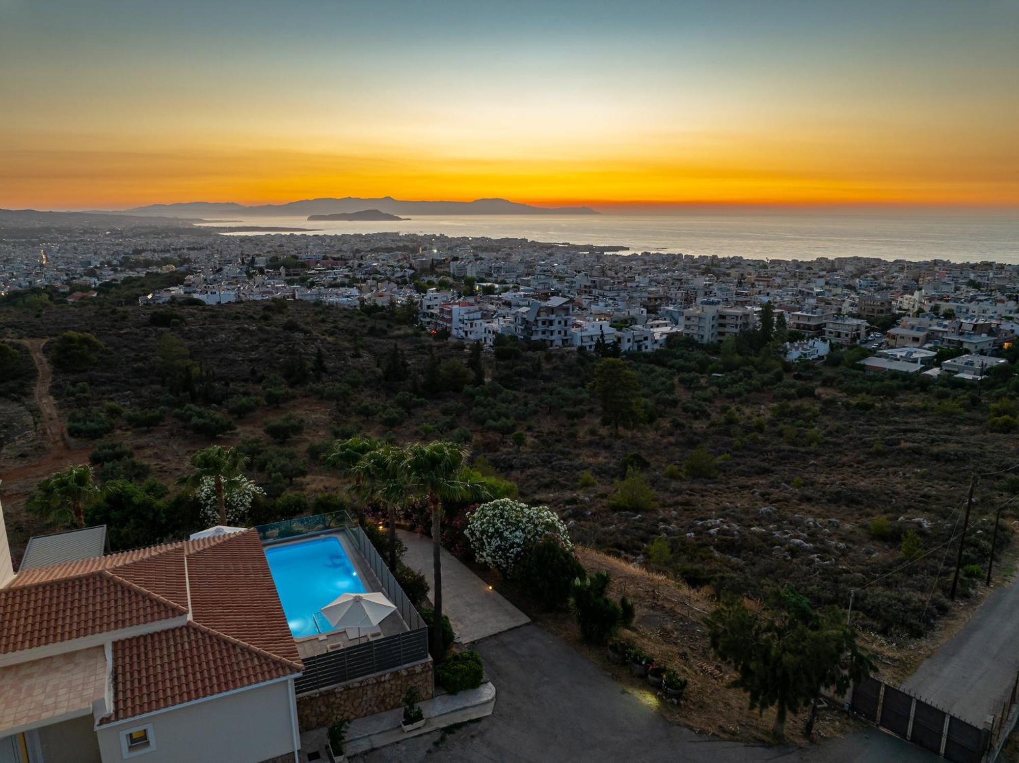 Karmilos Hill Villa Chania  Exterior photo